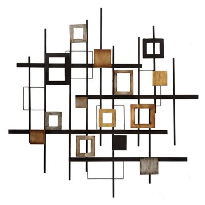 metal abstract wall art by Propac